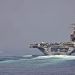 Buques de la Armada de Estados Unidos transitando el Estrecho de Ormuz